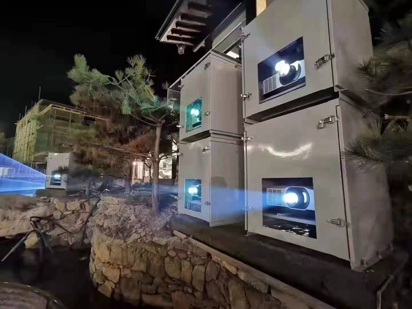 投影机恒温箱在水幕电影中的应用 - 视瑞 投影机恒温箱